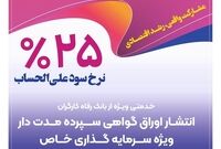 انتشار اوراق گواهی سپرده خاص از سوی بانک رفاه کارگران تداوم دارد
