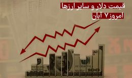 قیمت دلار و سایر ارزها امروز چهارشنبه 7 آبان 1404
