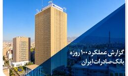 گزارش عملکرد 100 روزه؛ بانک صادرات ایران در مسیر سودآوری پایدار
