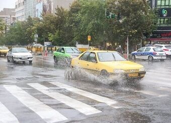 بارش باران در نوار شرقی و غربی کشور/افزایش نسبی دما از دوشنبه