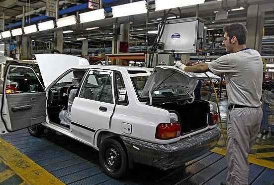 کاهش 56 درصد تولید پراید در بهمن + جدول و نمودار