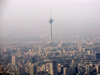 کیفیت هوای اغلب مناطق تهران در وضعیت ناسالم قرار گرفت