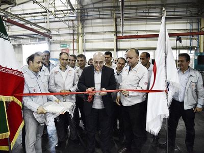 افتتاح خط تولید مجموعه طبق تیبا در مگاموتور