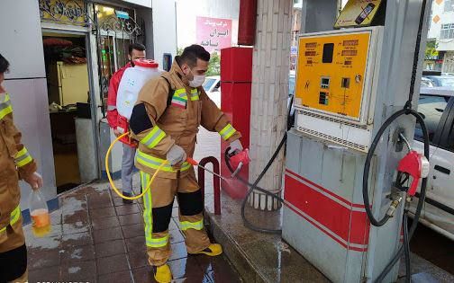 ۷۰ درصد پمپ‌بنزین‌های تهران روزی ۳ بار ضد عفونی می‌شوند