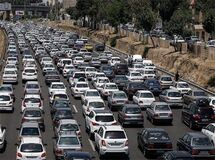 افزایش تردد وسایل نقلیه در محورهای برون‌شهری