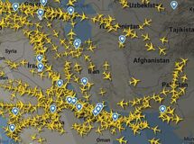 کاهش ۸۵ درصدی پروازهای عبوری از آسمان ایران در فروردین ماه
