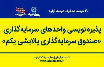 خرید آسان سهام «صندوق پالایشی یکم» از درگاه‌های بانک تجارت