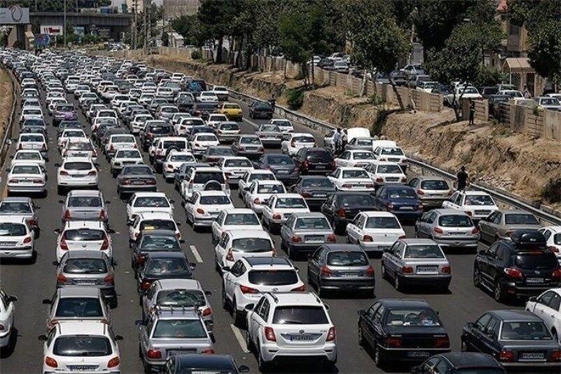 ترافیک پُرحجم در ورودی و خروجیهای مشهد