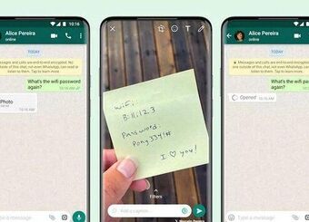 تصاویر محو شونده به واتس‌اپ اضافه شد