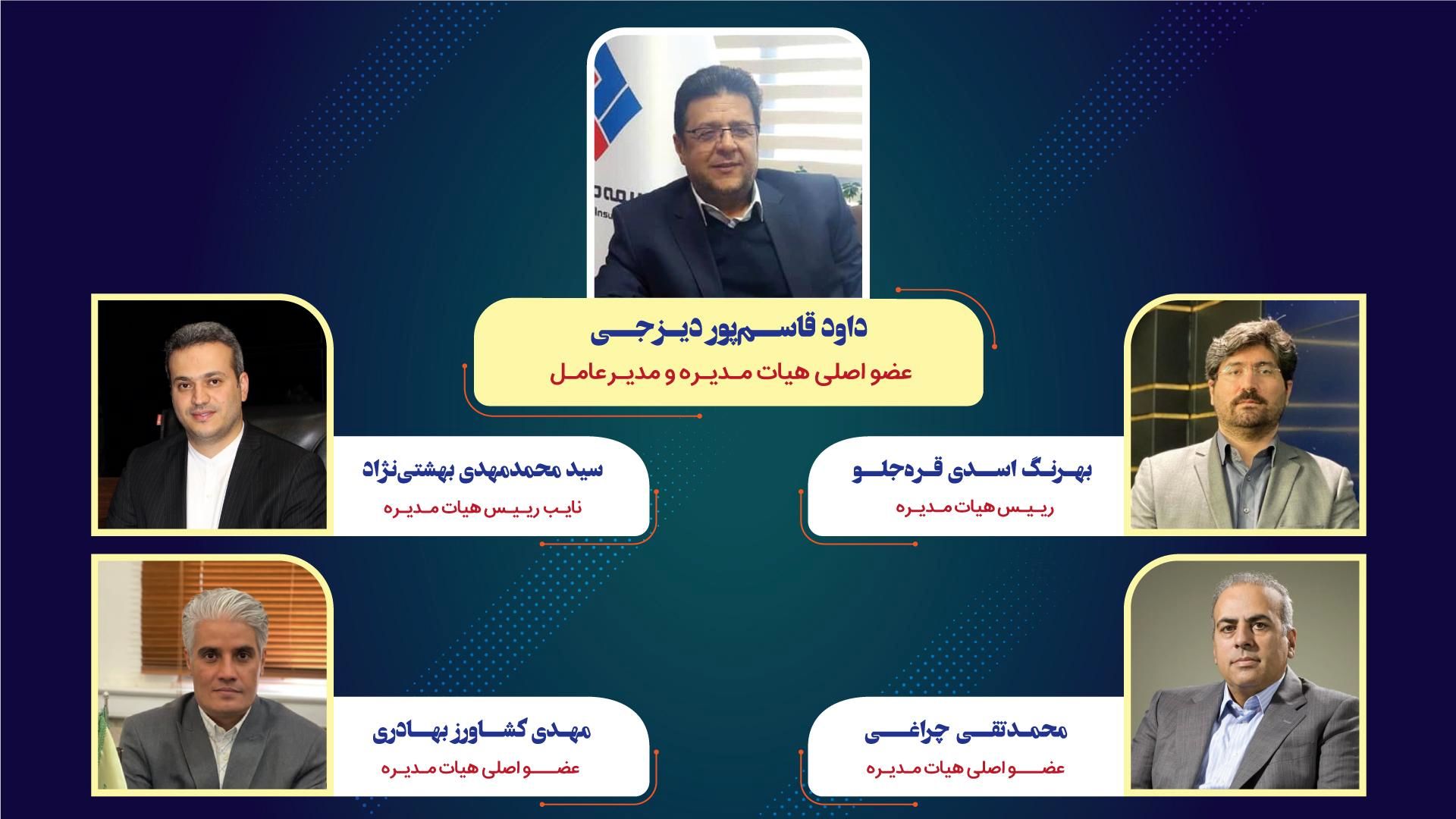 داود قاسمپور دیزجی مدیرعامل جدید بیمه ملت شد