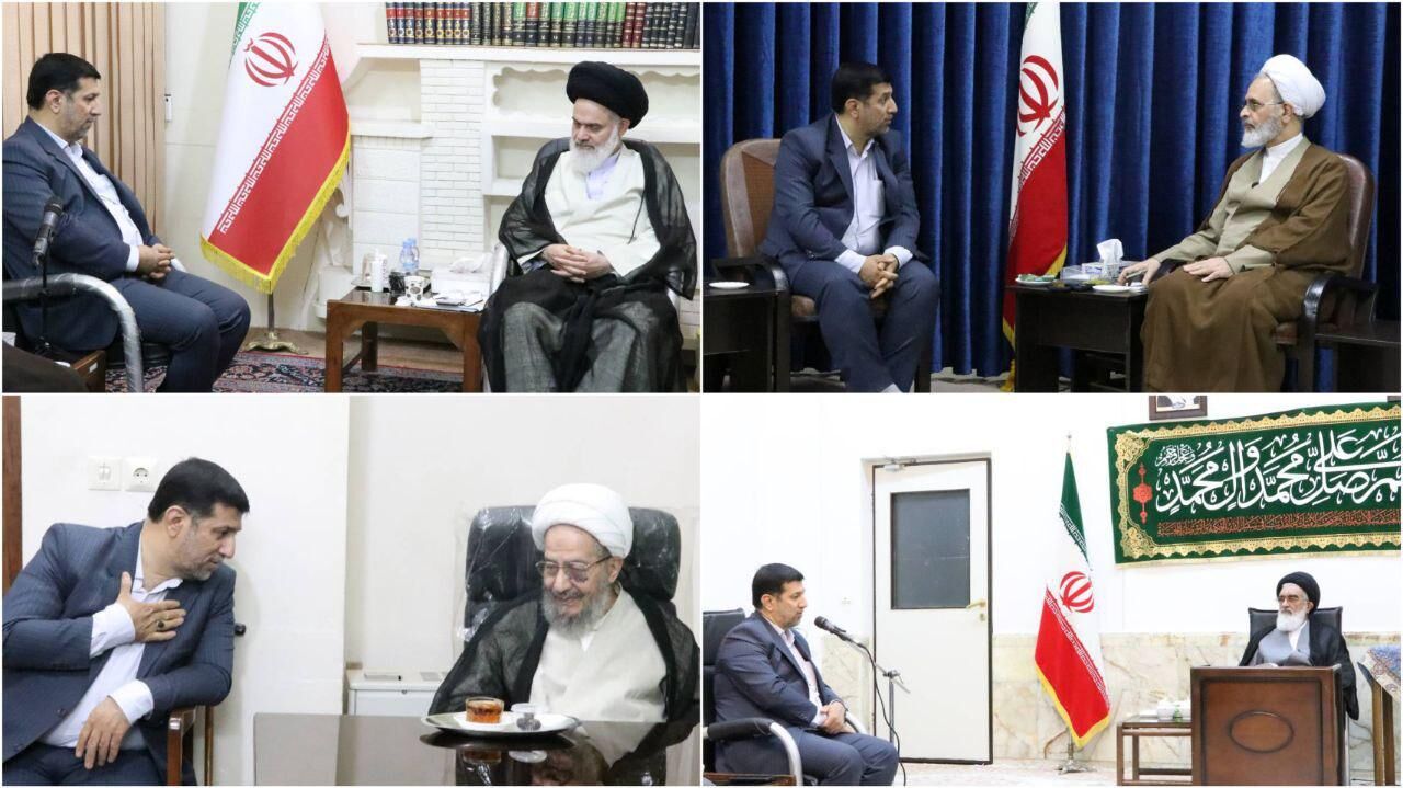 دیدار رییس سازمان دامپزشکی کشور با علما و بزرگان قم در هفته دامپزشکی