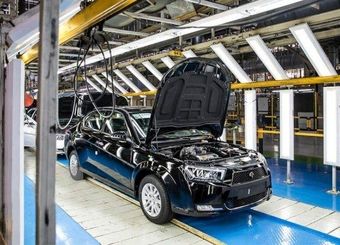 تولید ایران‌خودرو ۸ درصد کاهش یافت