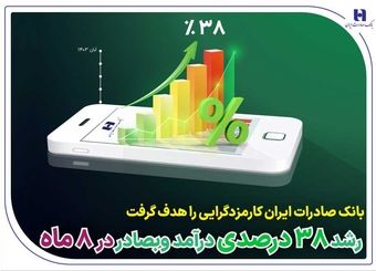رشد 38 درصدی درآمد «وبصادر» در 8 ماه