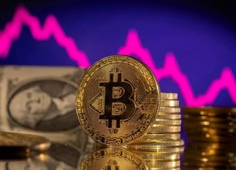 کاهش قیمت بیت کوین در معاملات امروز