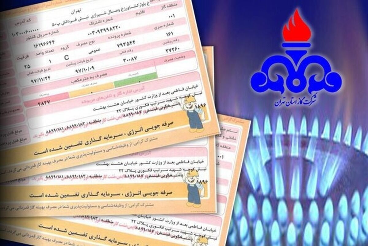 رکوردهای چندصد میلیونی قبض گاز در تهران / مصرف لوکس‌ها همچنان بالاست
