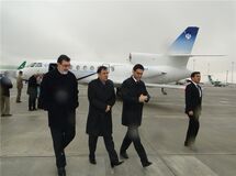 آخوندی وارد عشق‏‌آباد شد