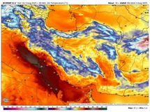 هشدار نارنجی شدت دما در ۹ استان